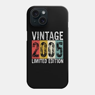 18 Years Old Vintage 2005 Limited Edition 18th Birthday gift Phone Case