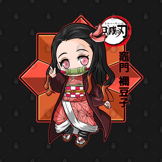 Demon Slayer Kamado Nezuko cute by Paradox Studio