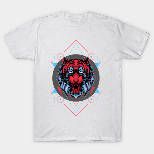 What's Your Spirit Animal? Divine Blue Light Tiger - Spirit Animals - T-Shirt