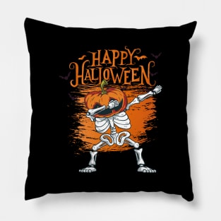 Halloween Happy Halloween dabbing Pumpkin Costume Pillow