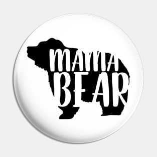 Mama Bear Cute Logo Pin