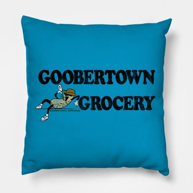 Goobertown Grocery Pillow by rt-shirts