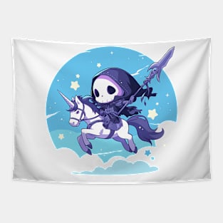 reaper on unicorn Tapestry