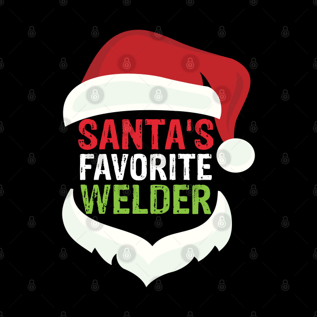 Santa's favorite welder cool Christmas welding by patroart