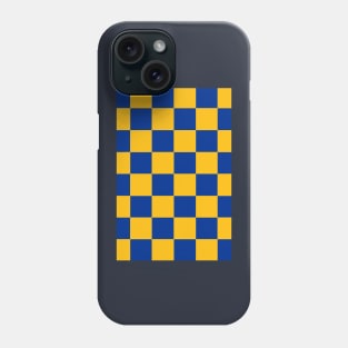 Leicester Checkered Flag (Red and White) Phone Case