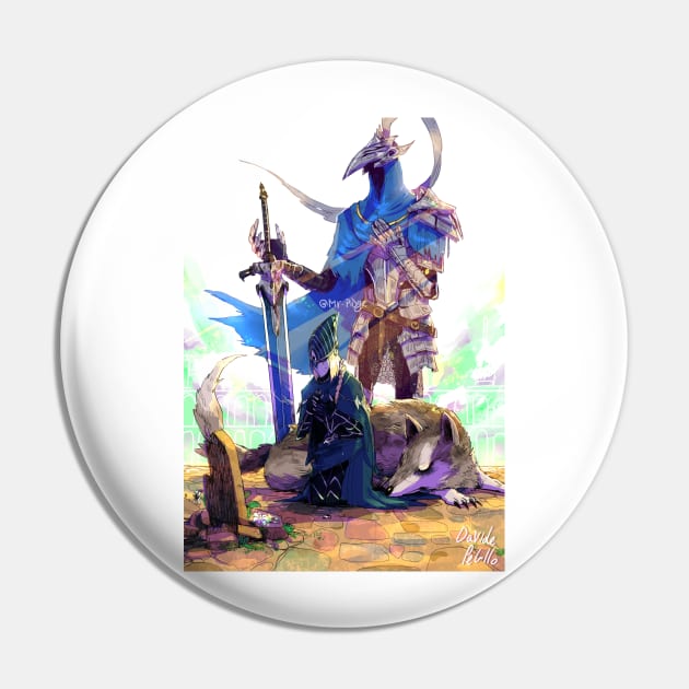 Artorias, Ciaran and Sif Pin by MrPidge