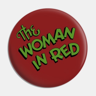 Woman in Red Pin