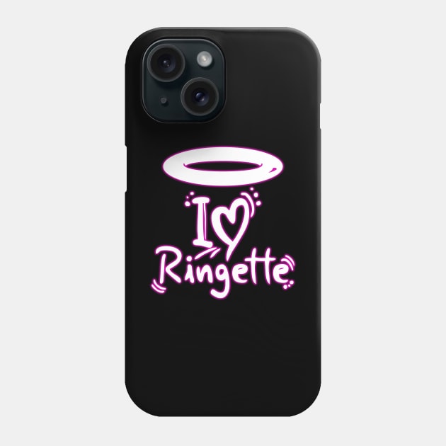 I Heart Ringette Phone Case by WhatProductionsBobcaygeon