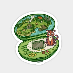 Mystery Island Kougra Pocket Neopet Magnet