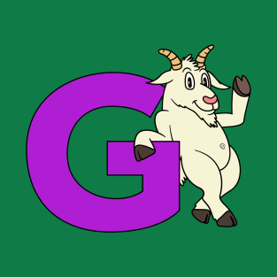 Letter G with Goat T-Shirt