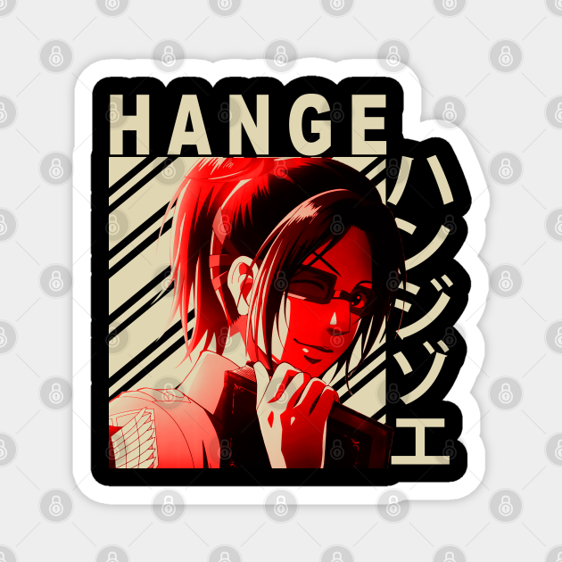 Hange Zoe Hange Zoe Magnet Teepublic