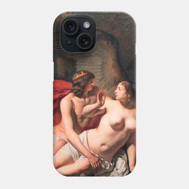 Jupiter and Callisto by Caesar van Everdingen Phone Case by Classic Art Stall