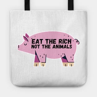 Eat the Rich, Not The Animals - Veganuary Tote