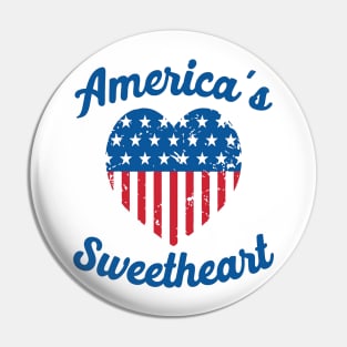 America's Sweetheart Pin