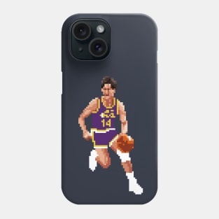 Jeff Hornacek Pixel Dribble Phone Case