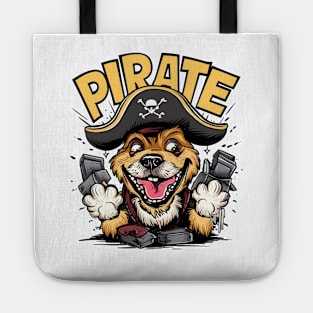 Pirate dog Tote