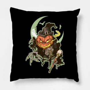 Evil Pumpkin-head Pillow