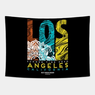 Los Angeles surfing Tapestry