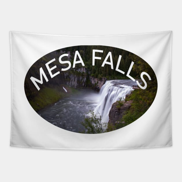 Mesa Falls Island Park Idaho Tapestry by stermitkermit