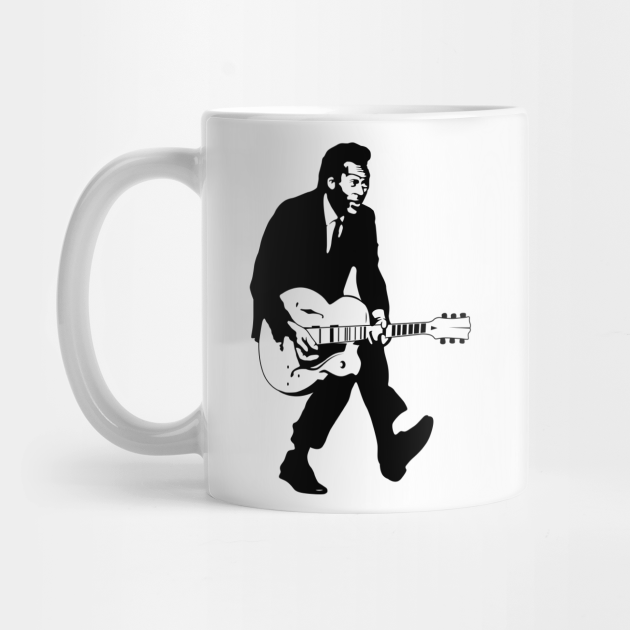 Chuck Berry Chuck Berry Mug Teepublic The mug is thrown on a potters wheel and the handle is pulled by hand. teepublic