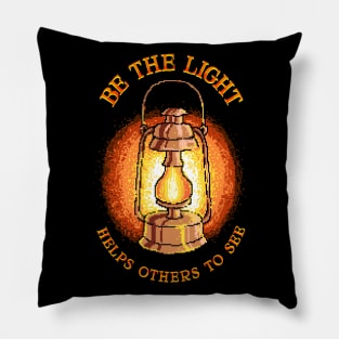 lantern be the light pixel pattern Pillow