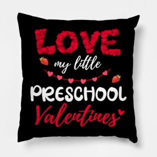 Love My Little Preschool Valentines Pillow