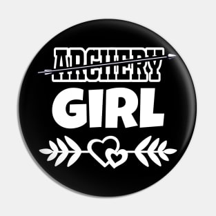 Archery Girl Pin