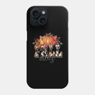 Fall Vibes sublimation design Phone Case