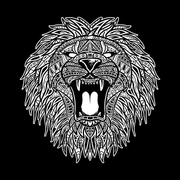 Lion Tribal by Barabarbar artwork