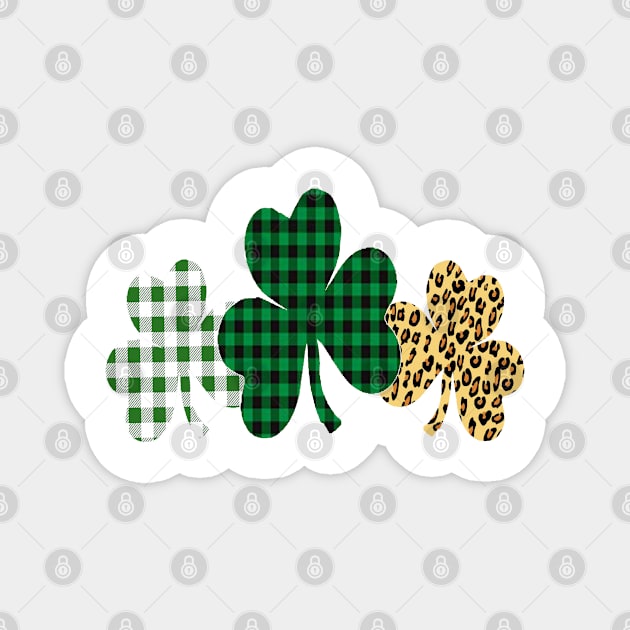 shamrock shamrock Magnet by Kaleidoart