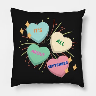 September Birthday Quotes Pillow