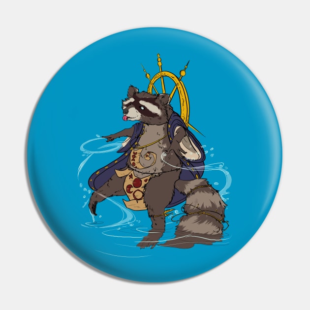 Magical Racoon Pin by ruhefuchs