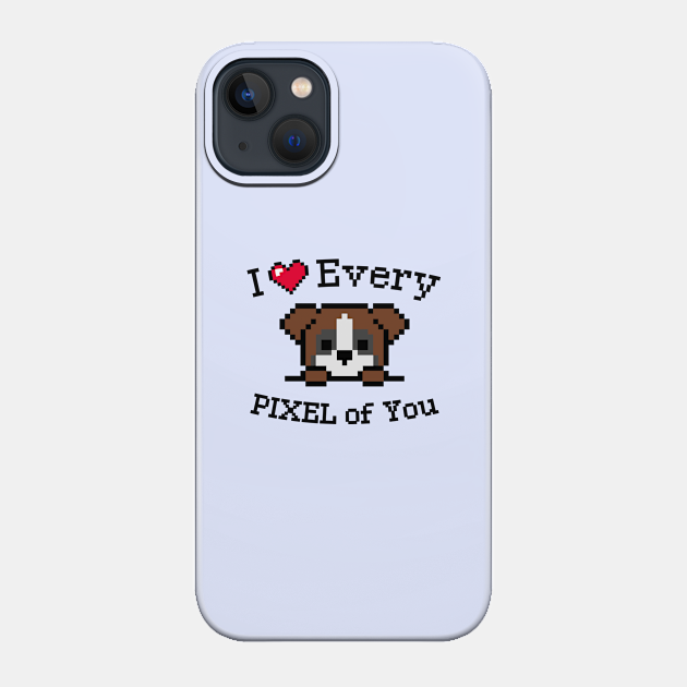 I love every Pixel of You - Valentines Day Gift For Kids - Phone Case