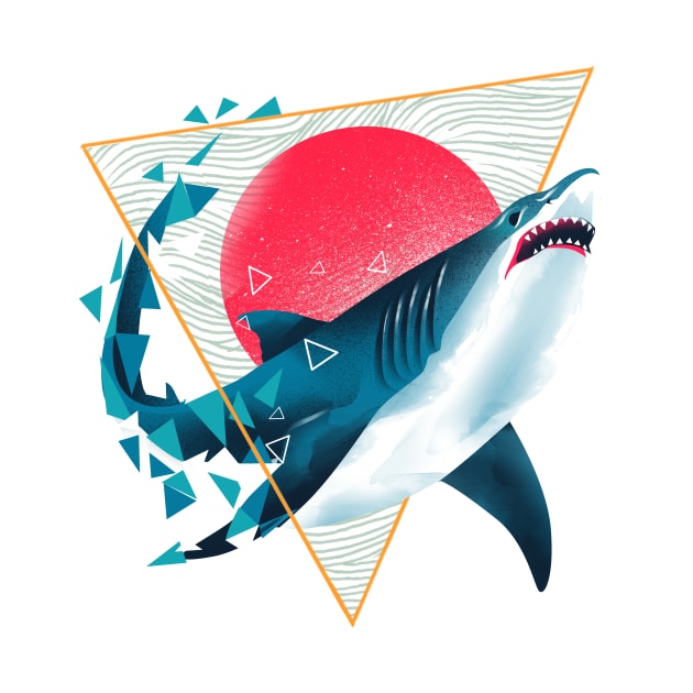 Geometric Shark by DANDINGEROZZ