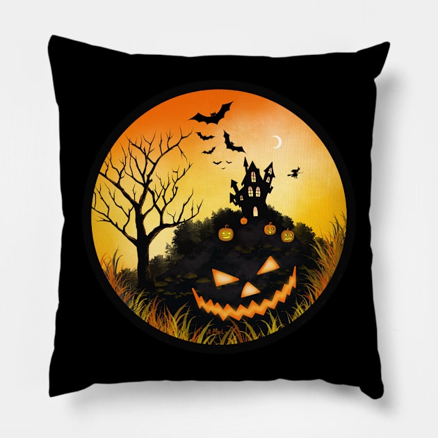 Halloween Monster Pillow by Anastasiya Malakhova