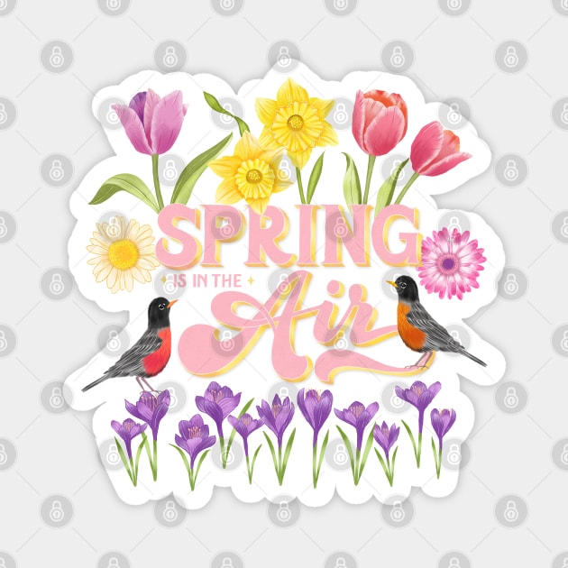 Spring is in the air Magnet by CalliLetters