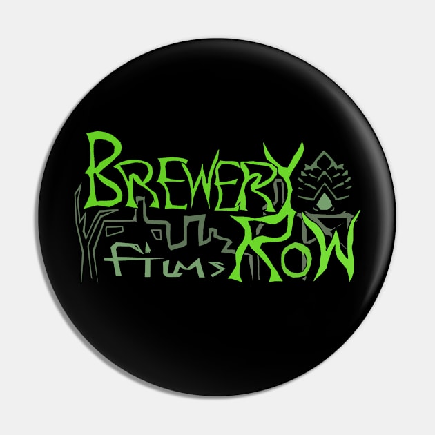 Brewery Row Films Organic Meld Logo Pin by breweryrow