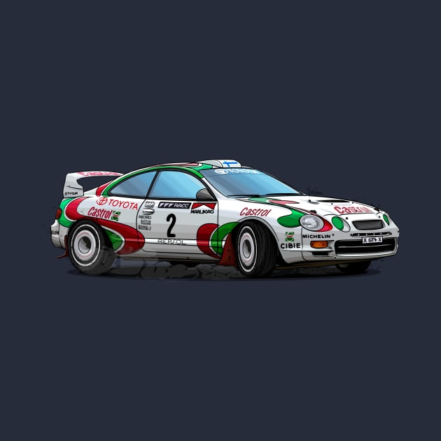 Toyota Celica GT-Four ST205 by Mario Ramos Rally Art