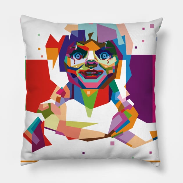 WPAP annabelle Pillow by pucil03