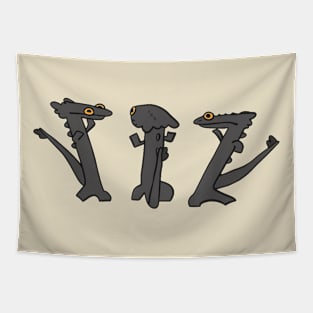 Funny Dancing dragons meme, dragon meme Tapestry