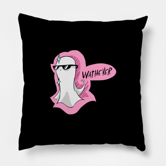 Ghost Whatever Pillow by GrunpyFrog