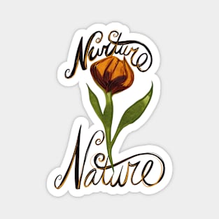 Nurture Nature Flower Magnet