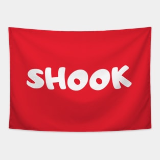 SHOOK, american slang, present gifts idea Tapestry