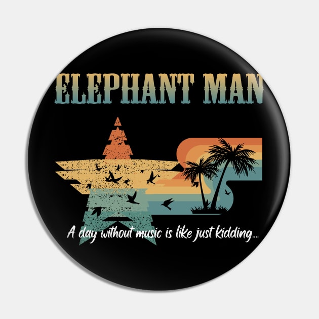 ELEPHANT MAN MERCH VTG Pin by Creepy Tees