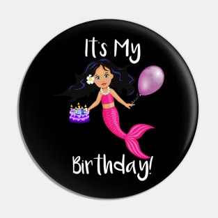 It's My Birthday Mermaid Pin