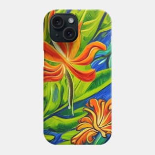 Tropical Flowers One Phone Case