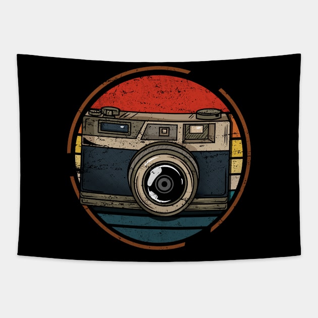 Camera Vintage Tapestry by KAWAIITEE