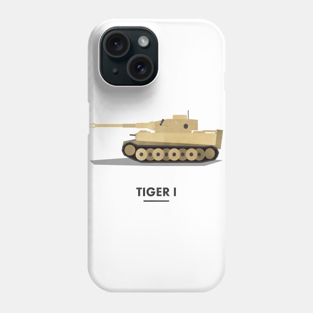 TANK Tiger Phone Case by Art Designs