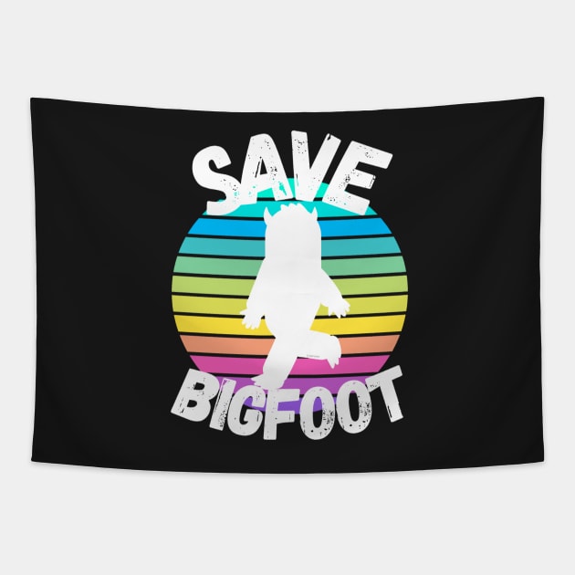 Save Bigfoot - Mystery Tapestry by LukjanovArt