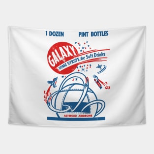 Vintage Galaxy Spaceman Soda Syrup Tapestry